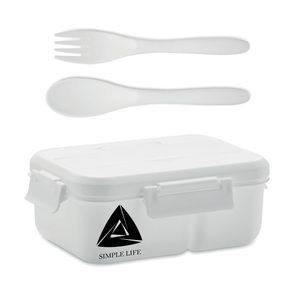 MAKAN Porta pranzo con posate in PP - GiftRetail MO6646