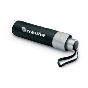 CARDIF 21 Inch Foldable Umbrella with Silver Coating