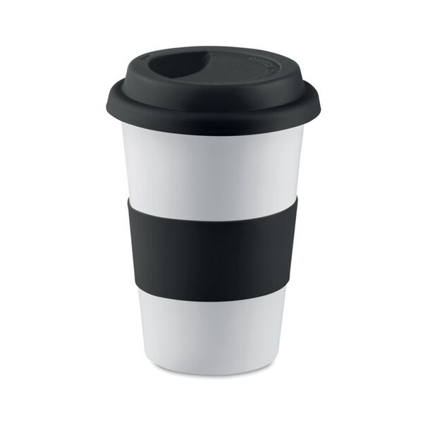 TRIBECA Tazza TRIBECA in ceramica con silicone - GiftRetail MO7683