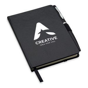 NOTALUX Premium A6 Notebook with Pen and Elastic Closure