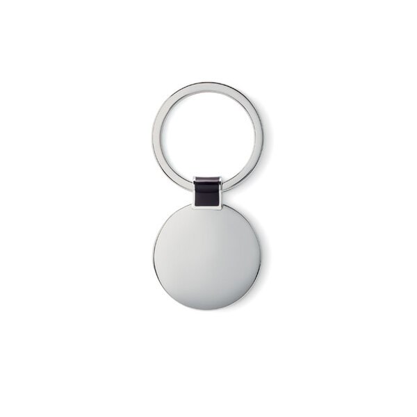 ROUNDY Portachiavi circolare in metal - GiftRetail MO8462