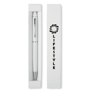 EDUAR Penna a sfera in scatola verde - GiftRetail MO8476