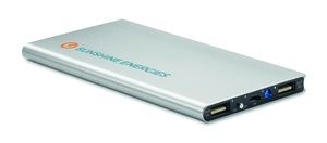 SOLAR POWERFLAT Power bank solare da 8000 mAh - GiftRetail MO9051