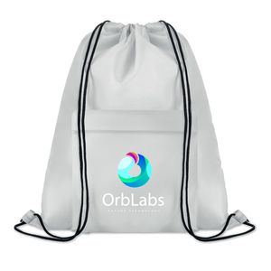 POCKET SHOOP Borsa con Coulisse in Poliestere 210D con Tasca Frontale