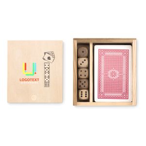 LAS VEGAS Set gioco carte e dadi