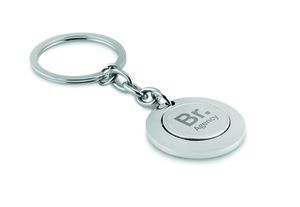 FLAT RING Portachiavi tondo con moneta