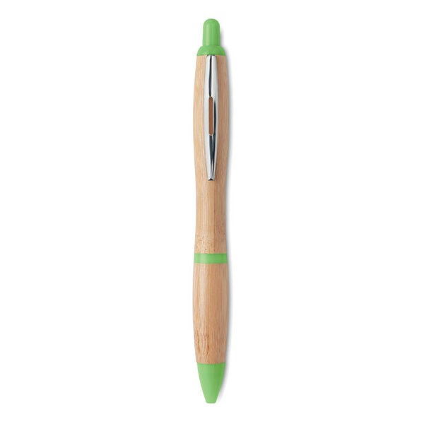RIO BAMBOO Penna a sfera in ABS e bamboo - GiftRetail MO9485