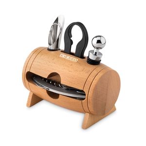 BOTA Mini botte in legno con 4 accessori per vino di BOTA