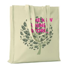 PORTOBELLO Shopper in cotone c/soffietto