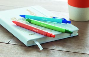 CARTOON COLOURED Penna a sfera in PLA di mais