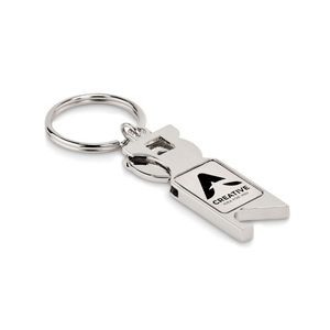 TOKEU Multi-Function Euro Token Keyring with Opener