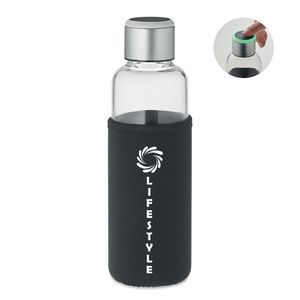 INDER Smart Hydration Reminder Borosilicate Glass Bottle
