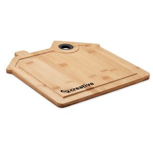 RUMAT Eco-Friendly Bamboo House Shaped Cutting Board