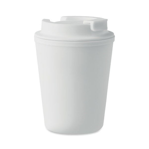 TRIDUS PP Eco-Friendly Double Wall Tumbler with Straw Lid - GiftRetail MO6866