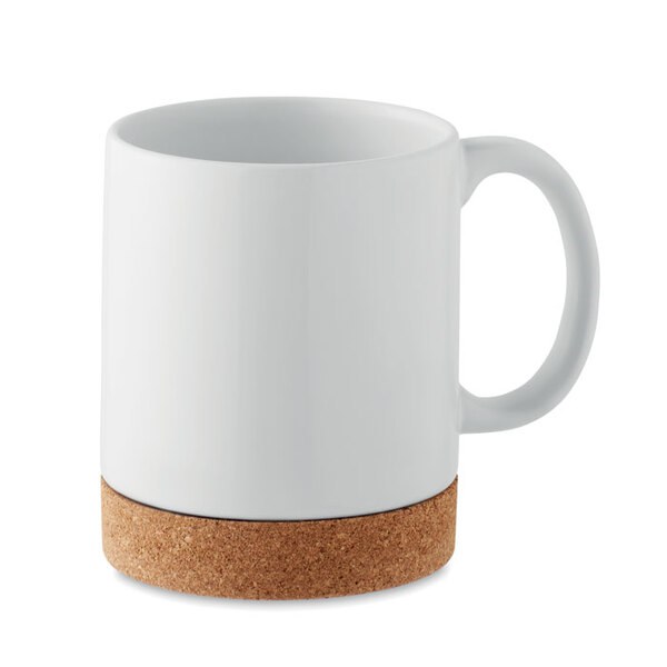 KAROO SUBLIM Tazza in ceramica e sughero - GiftRetail MO2102