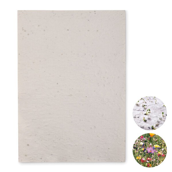 ASIDI Foglio A4 in carta con semi - GiftRetail MO6914