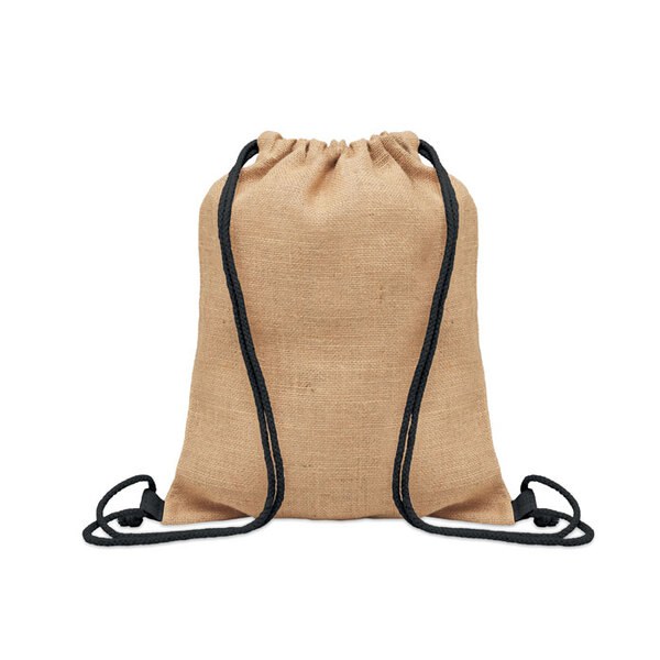 FUKURO Borsa con coulisse in iuta - GiftRetail MO2190