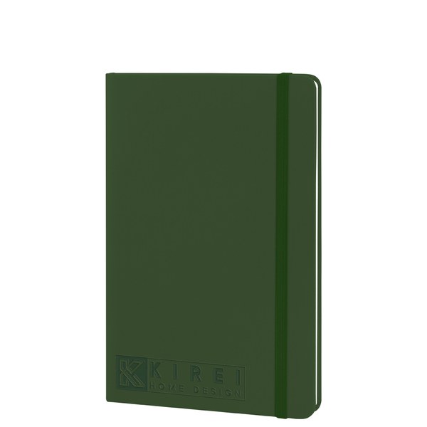 Goya 39567 - A5 Notebook with PU Cover & Elastic Band, 96 Cream Striped Sheets LINED