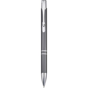 Moneta aluminium click ballpoint pen (blue ink) - EgotierPro 107105