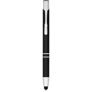 Moneta anodized aluminium click stylus ballpoint pen (blue ink) - EgotierPro 107298