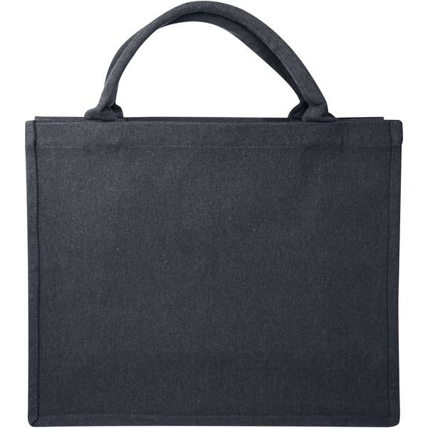 Page 500 g/m² Aware™ recycled book tote bag - EgotierPro 120711