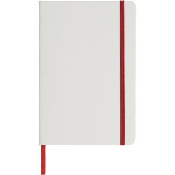 Blocco note bianco formato A5 con elastico colorato Spectrum - EgotierPro 107135