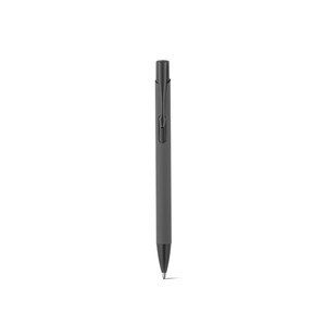 Recycled aluminium (100% rAL) ballpoint pen with rubber finish - Egotier 91944