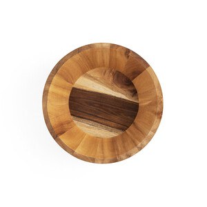 Round acacia wood salad bowl - Egotier 94290