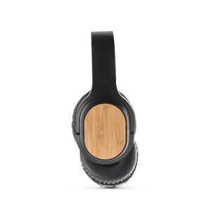 Foldable wireless headphones with 5h battery life in bamboo and ABS - Egotier 97126