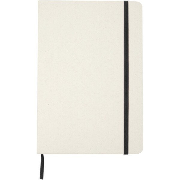 Bass A5 recycled hard cover notebook with lined pages - EgotierPro 107365