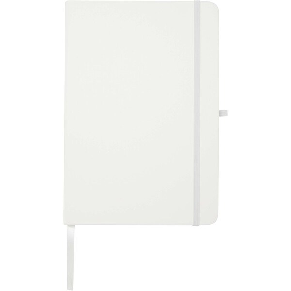 Blocco note formato A5 con copertina rigida in materiale riciclato e pagine a righe Teak - EgotierPro 106013