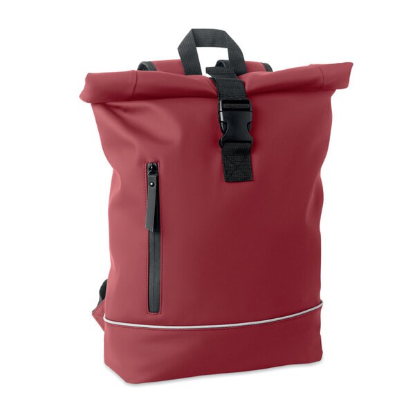 LAPTOSA Zaino in PU rolltop per laptop 15" - GiftRetail MO2581