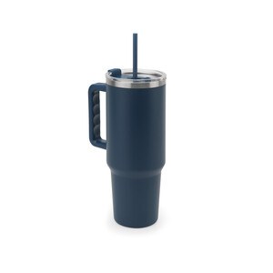 Tazza da viaggio grande in acciaio inossidabile (riciclata al 91%) con doppia parete isolata sottovuoto e finitura opaca da 1300 ml - Egotier 94373