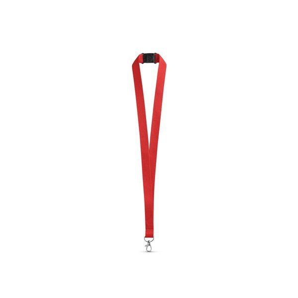 Lanyard in poliestere con chiusura di sicurezza - Egotier 95125