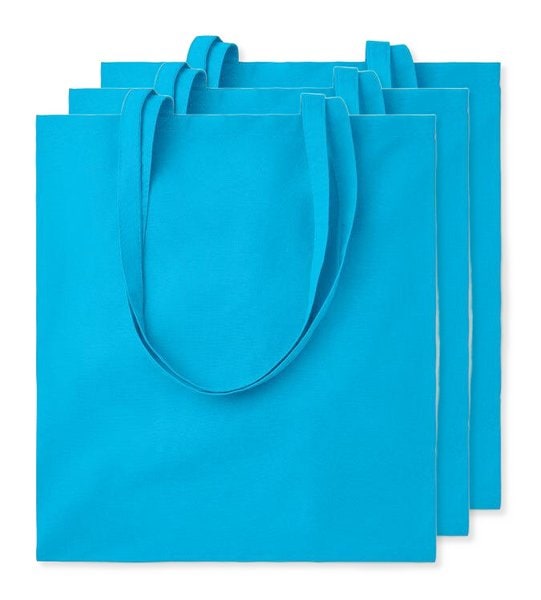 Pack da 3 GiftRetail MO9268 - COTTONEL COLOUR + Shopper in cotone 140gr