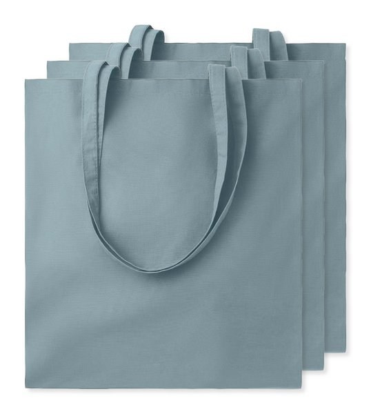 Pack da 3 GiftRetail MO9268 - COTTONEL COLOUR + Shopper in cotone 140gr