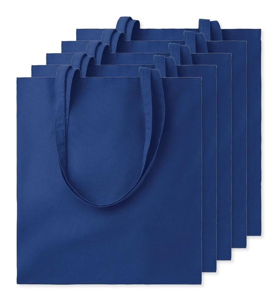 Pack da 5 GiftRetail MO9268 - COTTONEL COLOUR + Shopper in cotone 140gr