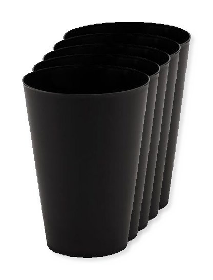 Pack of 5 GiftRetail MO6375 - FESTA LARGE - Eco-friendly and Reusable 300ml - Festival/Party Cup