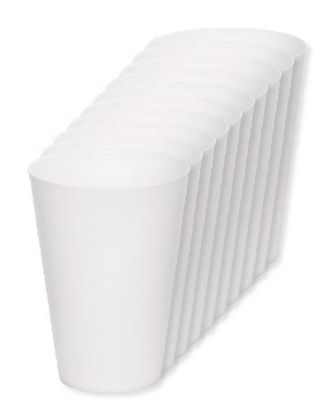 Pack da 10 GiftRetail MO6375 - FESTA LARGE Tazza per eventi riutilizzabile