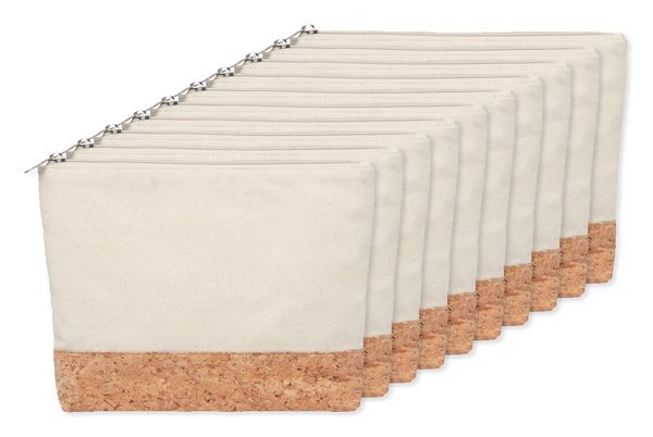Pack da 10 GiftRetail MO9817 - PORTO BAG Portacosmetici in sughero