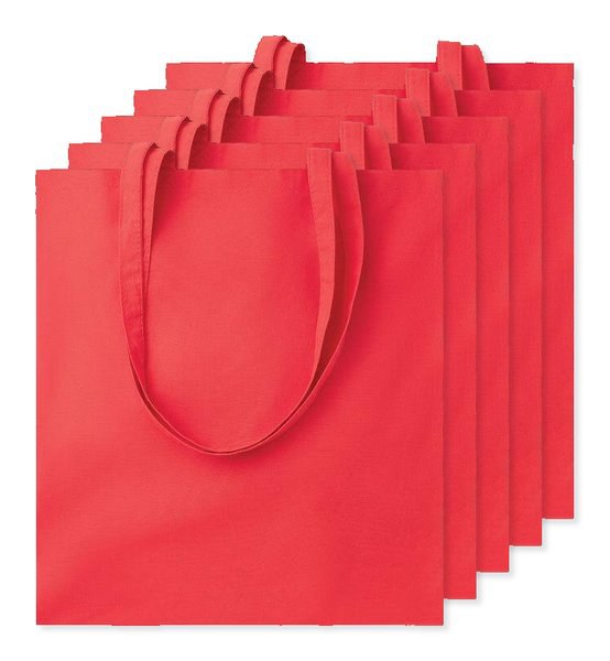 Pack da 50 GiftRetail MO9268 - COTTONEL COLOUR + Shopper in cotone 140gr