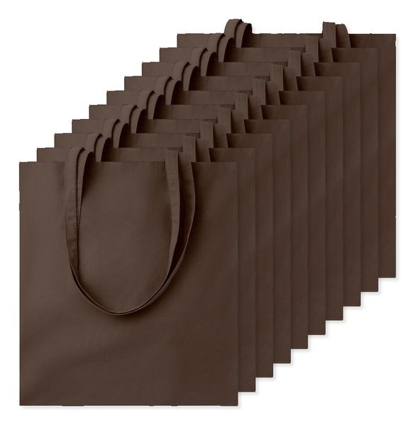 Pack da 100 GiftRetail MO9268 - COTTONEL COLOUR + Shopper in cotone 140gr