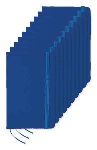 Pack da 10 GiftRetail MO1800 - NOTELUX Notebook A6 a righe