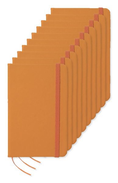Pack da 100 GiftRetail MO1800 - NOTELUX Notebook A6 a righe