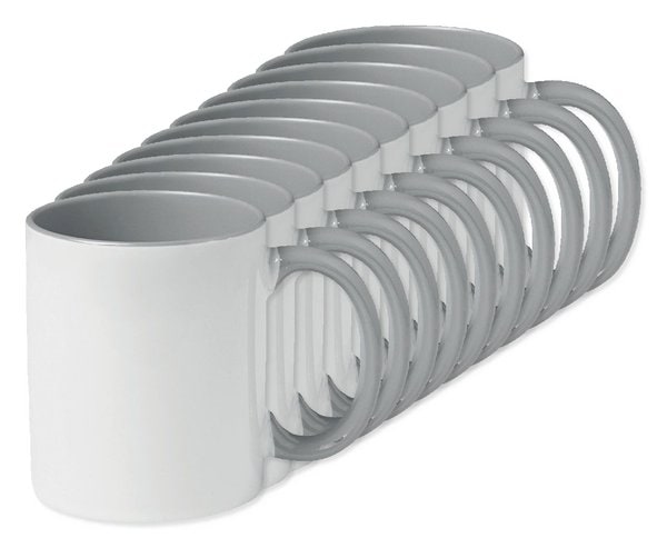 Pack da 100 GiftRetail MO8422 - SUBLIMCOLY Tazza per stampa in sublimazio