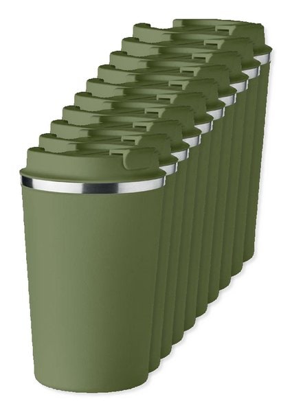 Pack da 10 GiftRetail MO6276 - BRACE Thermos doppio strato 350ml