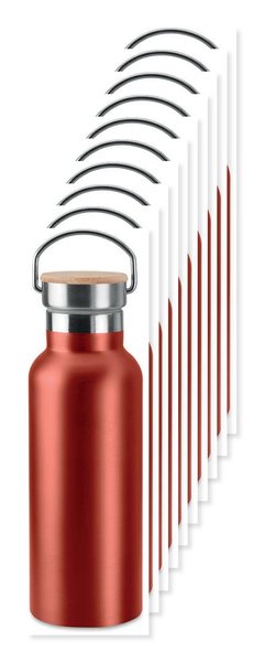 Pack da 100 GiftRetail MO9431 - HELSINKI Thermos doppio strato 500ml