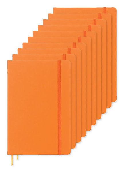 Pack da 10 GiftRetail MO1804 - ARCONOT Quaderno A5 a righe