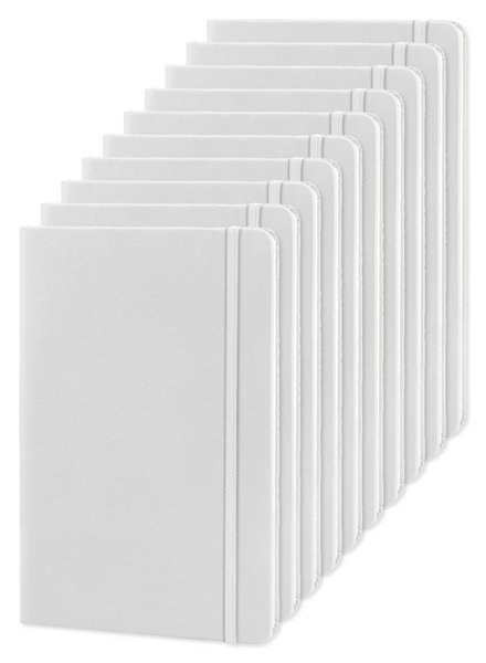 Pack of 10 Goya 30083 - A5 PU Cover Notebook with Elastic Band LUXE