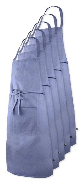 Pack da 5 Goya 50546 - Grembiule in Cotone Riciclato 140gr/m2 WATERFALL